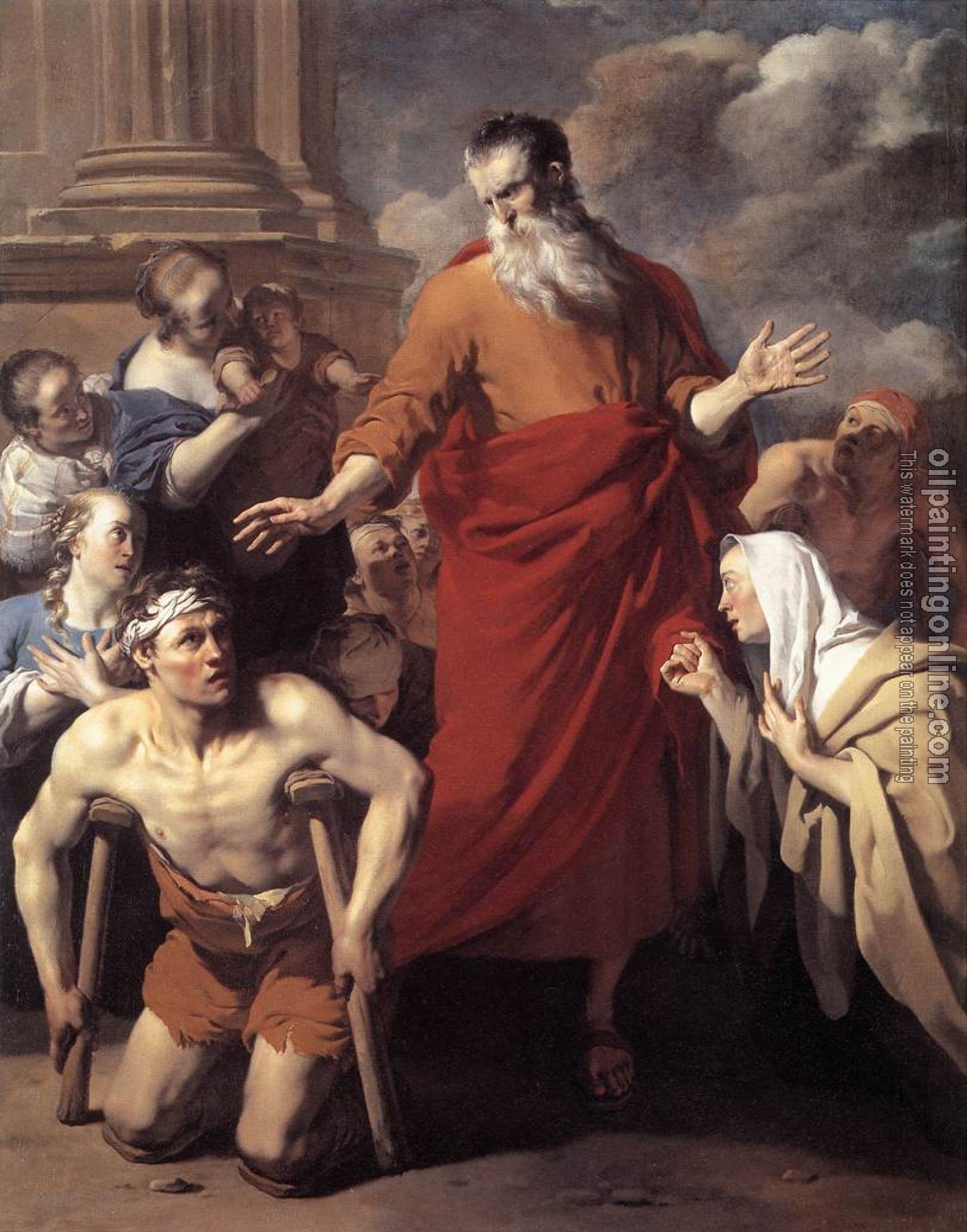 Karel Dujardin - St Paul Healing the Cripple at Lystra